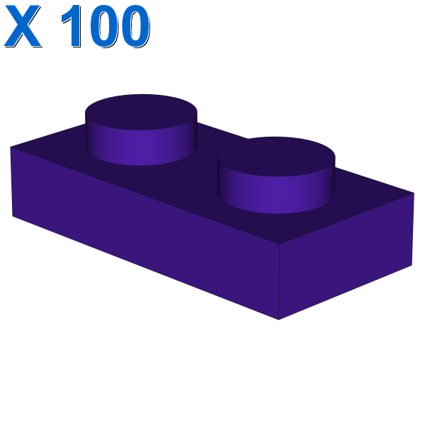 PLATE 1X2 X 100