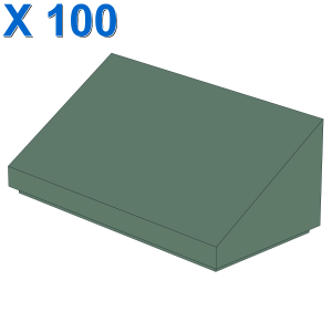 ROOF TILE 1 X 2 X 2/3, ABS X 100