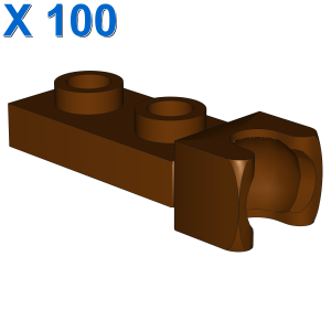 PLATE 1X2 BALL CUP / FRICTION END X 100