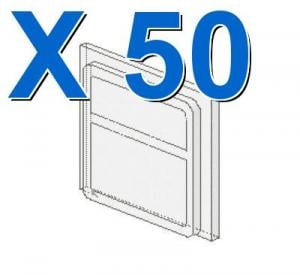 TRAIN WINDOW GLASS 4X3 X 50