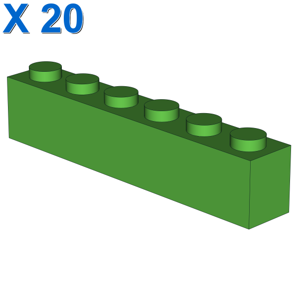 BRICK 1X6 X 20