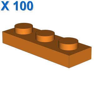 PLATE 1X3 X 100