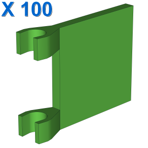 FLAG WITH 2 HOLDERS X 100