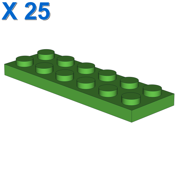 PLATE 2X6 X 25