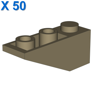 ROOF TILE 1X3/25° INV. X 50