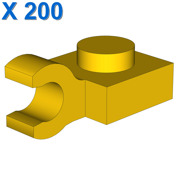 PLATE 1X1 W/HOLDER VERTICAL X 200