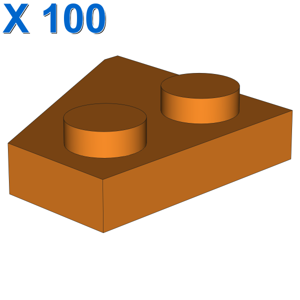 RIGHT PLATE 2x2 27DEG X 100