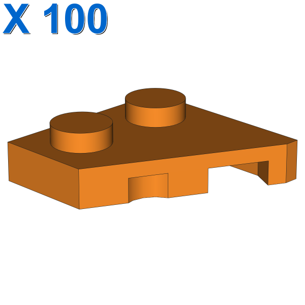 LEFT PLATE 2x2 27 DEG X 100