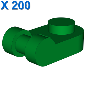 PLATE 1X1 ROUND W/3.2 SHAFT X 200