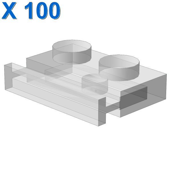 PLATE 1X2 WITH SLIDE X 100