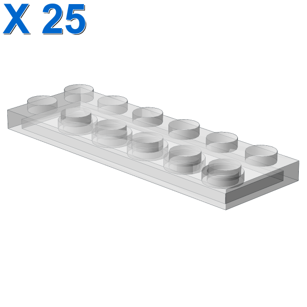 PLATE 2X6 X 25