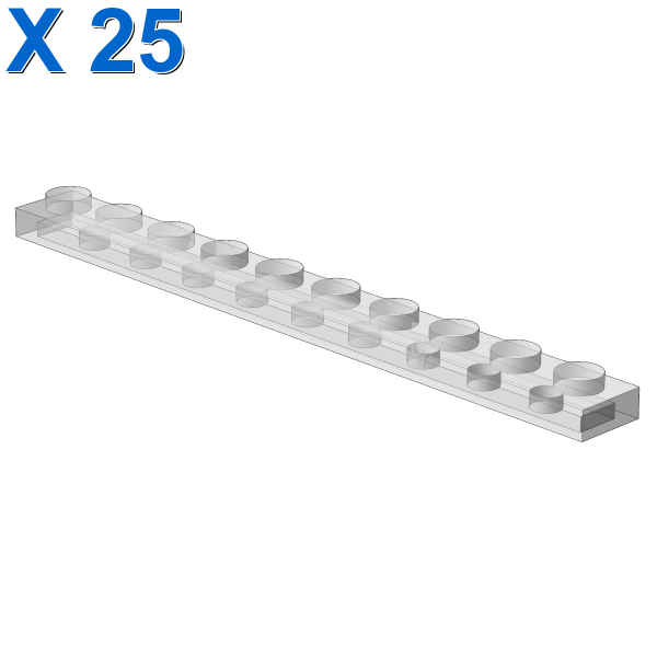 PLATE 1X10 X 25