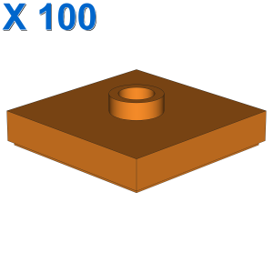 PLATE 2X2 W 1 KNOB X 100