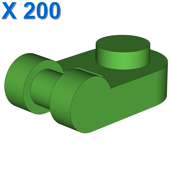 PLATE 1X1 ROUND W/3.2 SHAFT X 200