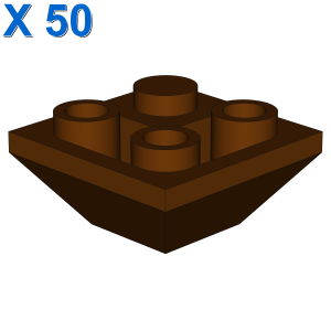 ROOF TILE CORN. INVERT.2X2/45° X 50