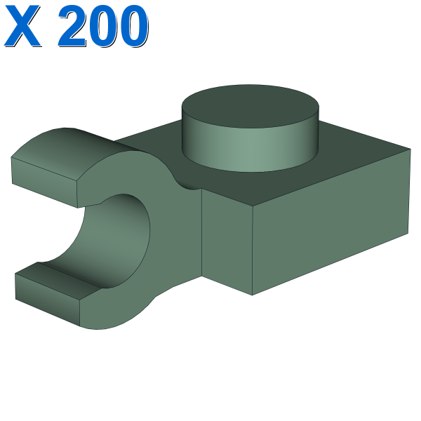 PLATE 1X1 W/HOLDER VERTICAL X 200