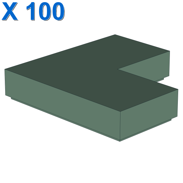 FLAT TILE CORNER 1X2X2 X 100