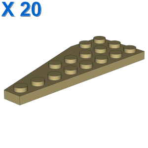 RIGHT PLATE 3X8 W/ANGLE X 20