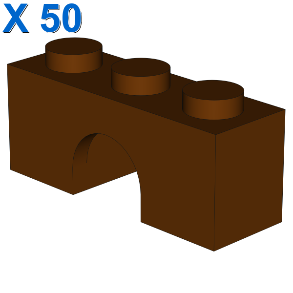 BRICK W. BOW 1X3 X 50