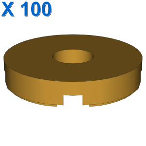 FLAT TILE 2x2 ROUND W. HOLE Ø4.85 X 100