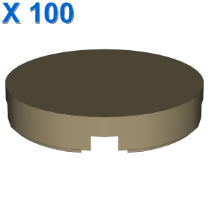 FLAT TILE 2X2, ROUND X 100