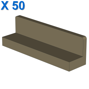 WALL ELEMENT 1X4X1 ABS X 50