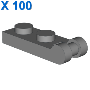 PLATE 1X2 W/SHAFT Ø3.2 X 100