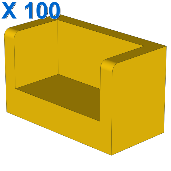 WALL DOUBLE CORNER 1X2X1 X 100