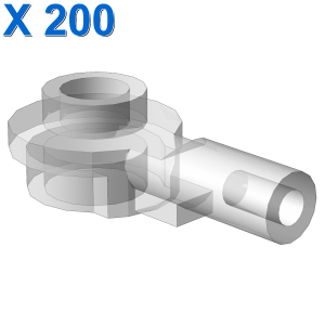 Bar 1L with 1 x 1 Round Plate with Hollow Stud X 200