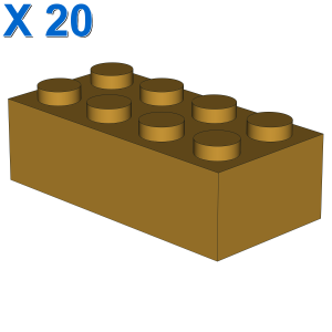 BRICK 2X4 X 20