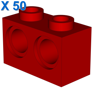 BRICK 1X2 M. 2 HOLES Ø 4,87 X 50