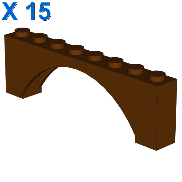 BRICK W. BOW 1X8X2 X 15