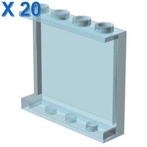 WALL ELEMENT 1X4X3, ABS X 20