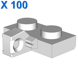 PLATE 1X2 W. STUB/VERTICAL X 100