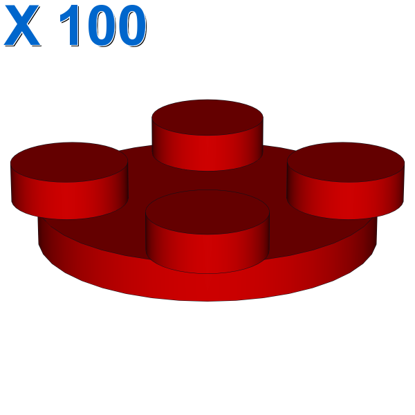 TURN PLATE 2X2, UPPER PART X 100