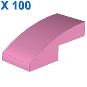 PLATE W. BOW 1X2X2/3 X 100
