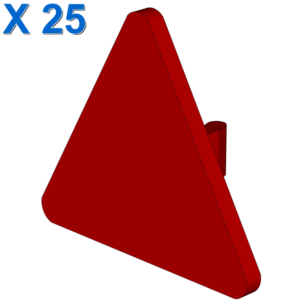 TRIANGULAR SIGN W. SNAP X 25
