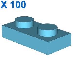 PLATE 1X2 X 100