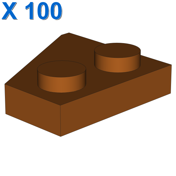 RIGHT PLATE 2x2 27DEG X 100