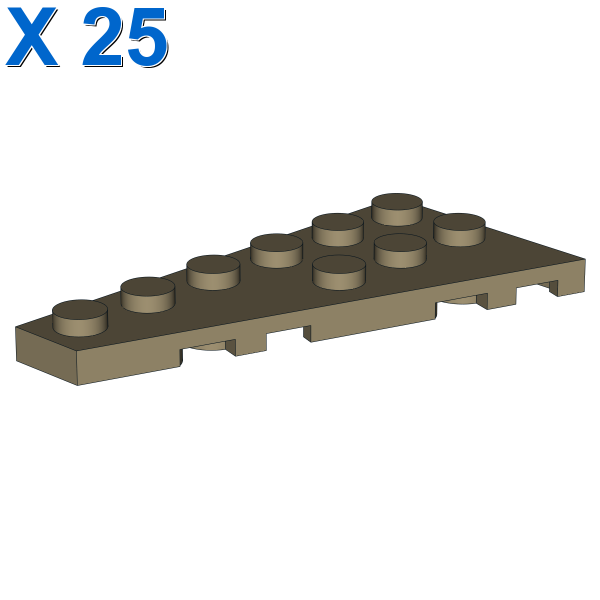 LEFT PLATE 3X6 W ANGLE X 25