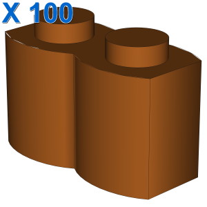 PALISADE BRICK 1X2 X 100