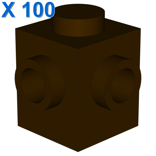 BRICK 1X1, W/ 2 KNOBS, CORNER X 100