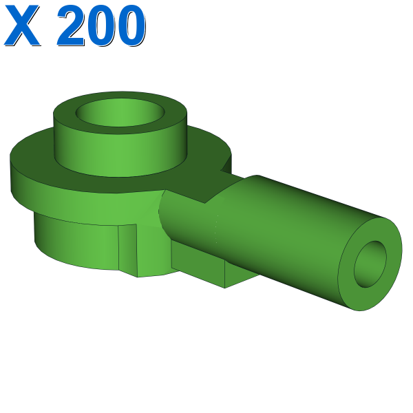 Bar 1L with 1 x 1 Round Plate with Hollow Stud X 200