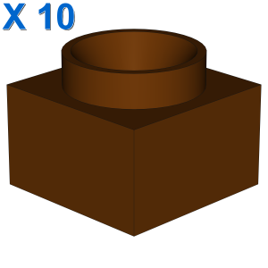 2 x 2 x Solid Pillar Base X 10