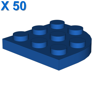 PLATE 3X3, 1/4 CIRCLE X 50