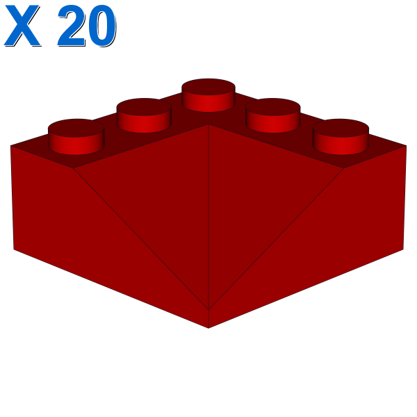 CORNER BRICK 3X3/22.5° INSIDE X 20