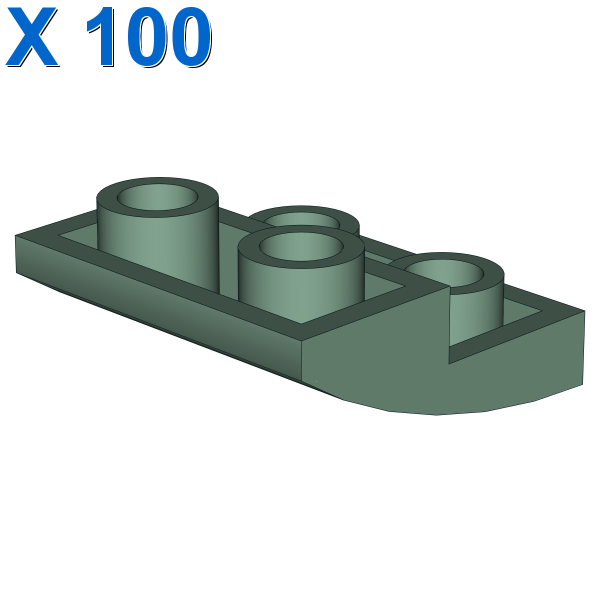 Slope, Curved 2 x 2 Inverted X 100