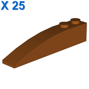 BRICK 1X6 W/BOW X 25