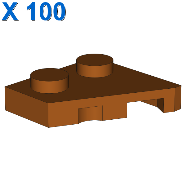 LEFT PLATE 2x2 27 DEG X 100