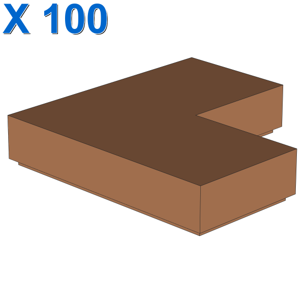 FLAT TILE CORNER 1X2X2 X 100